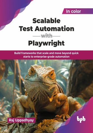 Okładka: Scalable Test Automation with Playwright