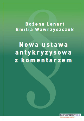 Nowa ustawa antykryzysowa z komentarzem Wawrzyszczuk Emilia - okadka audiobooka MP3