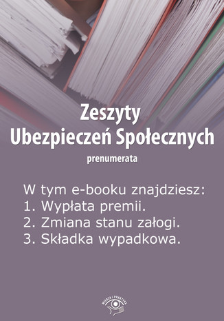 Zeszyty Ubezpiecze Spoecznych, wydanie specjalne kwiecie 2014 r Krystyna Trojanowska - okadka ebooka