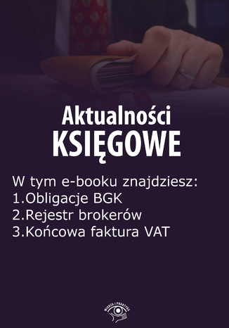 Aktualnoci ksigowe, wydanie padziernik 2014 r Zbigniew Biskupski - okadka ksiki