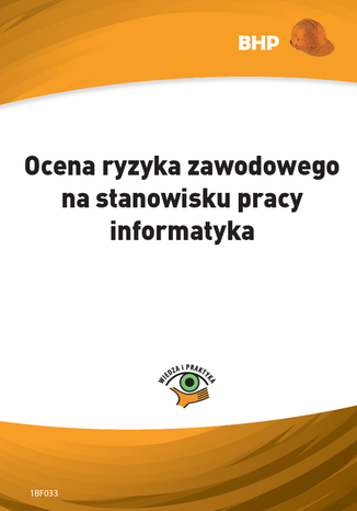 Ocena ryzyka zawodowego na stanowisku pracy informatyka Lesaw Zieliski - okadka ebooka