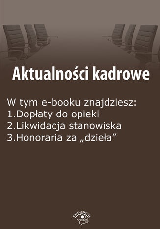 Okładka książki/ebooka Aktualności kadrowe, wydanie czerwiec 2015 r. część II
