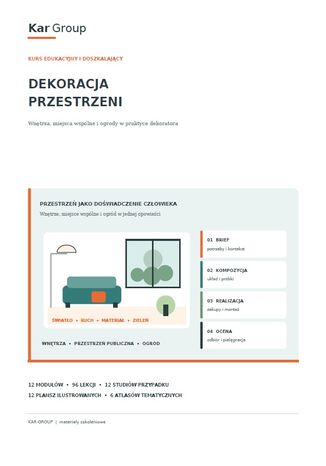 Dekoracja przestrzeni – bezpłatny ebook KAR-GROUP
