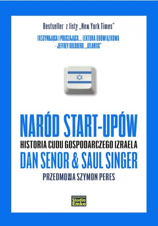 Nard start-upw Historia cudu gospodarczego Izraela Dan Senor, Saul Singer - okadka ksiki