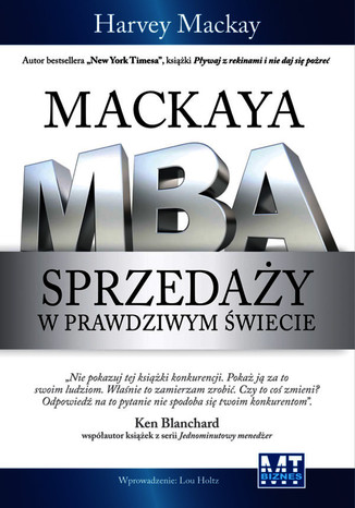 Mackaya MBA sprzeday w prawdziwym wiecie Harvey Mackay - okadka ebooka