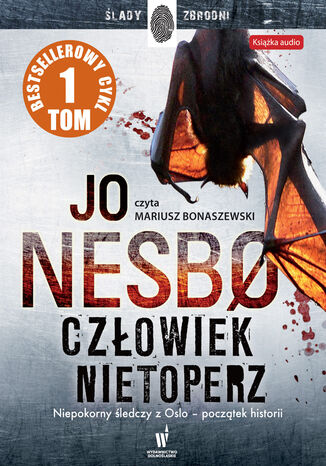 Człowiek nietoperz Jo Nesbo - okładka audiobooks CD