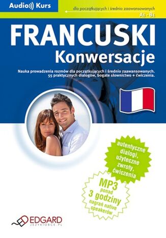 Francuski - Konwersacje Praca zbiorowa - okładka audiobooka MP3