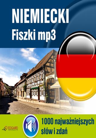 Niemiecki Fiszki mp3 1000 najważniejszych słów i zdań Praca zbiorowa - okładka książki