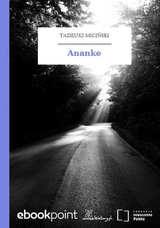 Ananke Tadeusz Miciski - okadka audiobooka MP3