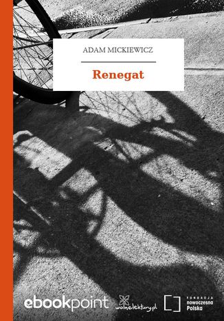 Renegat Adam Mickiewicz - okadka audiobooks CD
