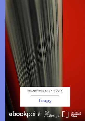 Tropy Franciszek Mirandola - okadka ebooka
