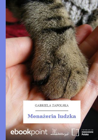 Menaeria ludzka Gabriela Zapolska - okadka ebooka