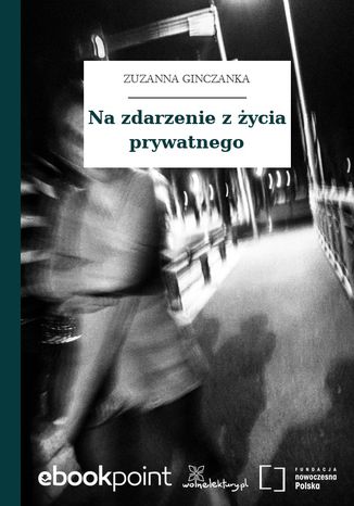 Na zdarzenie z ycia prywatnego Zuzanna Ginczanka - okadka ebooka