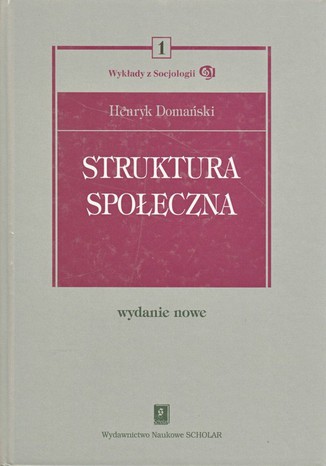Struktura spoeczna Henryk Domaski - okadka ebooka