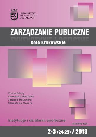 Zarządzanie Publiczne nr 2-3(24-25)/2013 Stanisław Mazur - okładka ebooka