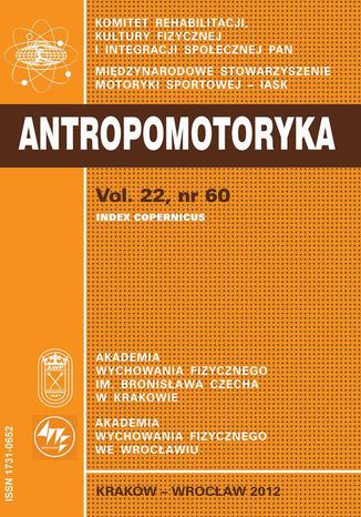 ANTROPOMOTORYKA NR 60-2012 Praca zbiorowa - okadka ebooka