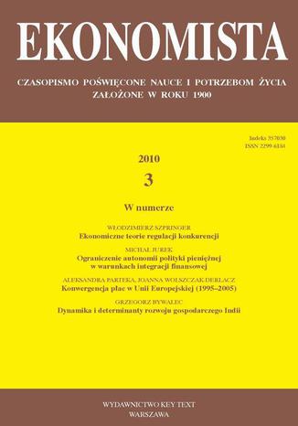 Ekonomista 2010 nr 3 Praca zbiorowa - okadka audiobooks CD