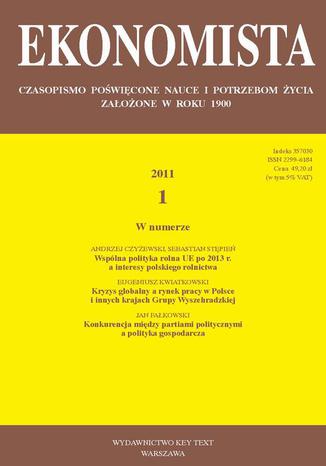 Ekonomista 2011 nr 1 Praca zbiorowa - okadka ksiki
