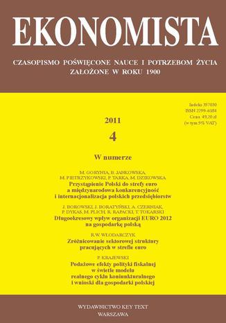 Ekonomista 2011 nr 4 Praca zbiorowa - okadka ksiki