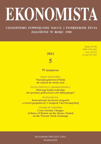 Ekonomista 2011 nr 5 Praca zbiorowa - okadka audiobooks CD