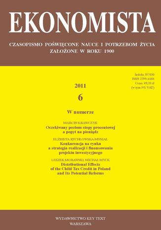 Ekonomista 2011 nr 6 Praca zbiorowa - okadka ebooka
