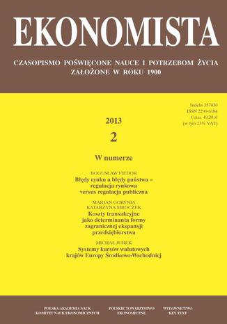 Ekonomista 2013 nr 2 Praca zbiorowa - okadka audiobooks CD