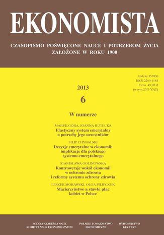 Ekonomista 2013 nr 6 Praca zbiorowa - okadka audiobooks CD