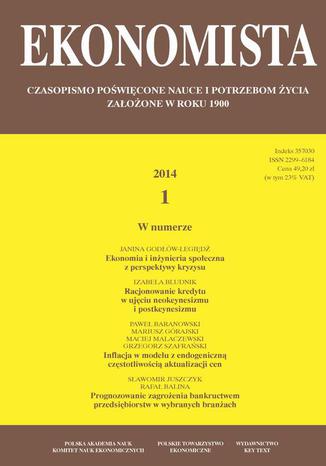 Ekonomista 2014 nr 1 Praca zbiorowa - okadka audiobooks CD