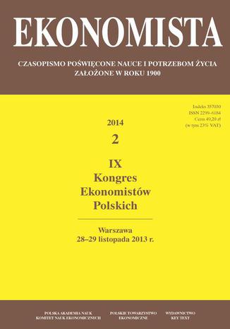 Ekonomista 2014 nr 2 Praca zbiorowa - okadka ebooka