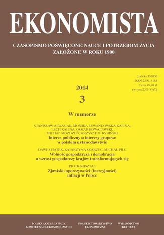Ekonomista 2014 nr 3 Praca zbiorowa - okadka audiobooks CD