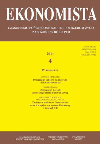 Ekonomista 2014 nr 4 Praca zbiorowa - okadka audiobooks CD