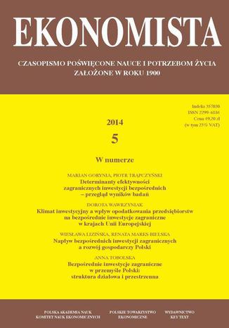 Ekonomista 2014 nr 5 Praca zbiorowa - okadka audiobooks CD