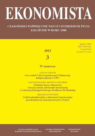 Ekonomista 2015 nr 3 Praca zbiorowa - okadka audiobooks CD