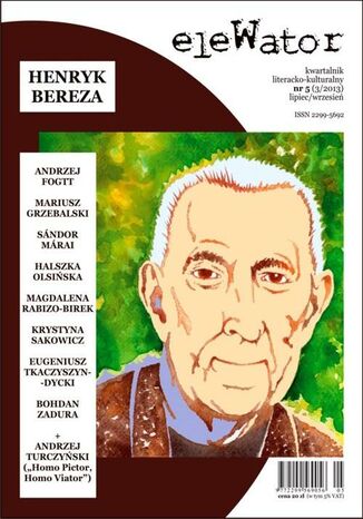 Okładka: eleWator 5 (3/2013) - Henryk Bereza