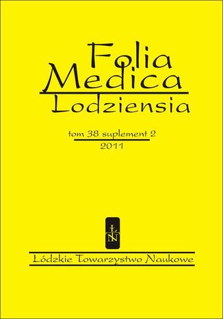 Folia Medica Lodziensia t. 38 suplement  2/2011 Agnieszka ebrowska - okadka ebooka