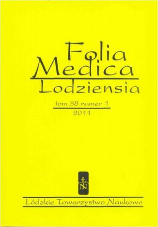 Folia Medica Lodziensia t. 38 z. 1/2011 Ewa Orlewska - okadka ebooka