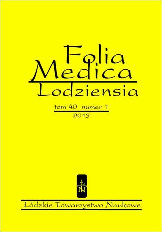 Folia Medica Lodziensia t. 40 z. 1/2013 Praca zbiorowa - okadka ebooka