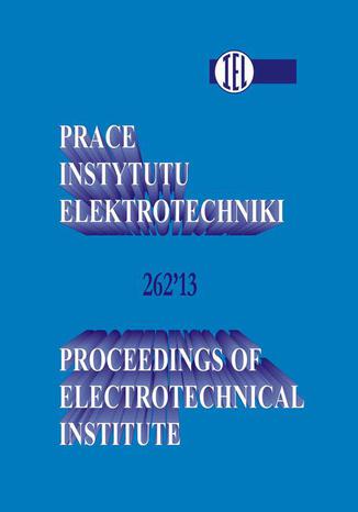 Okładka:Prace Instytutu Elektrotechniki, zeszyt 262 