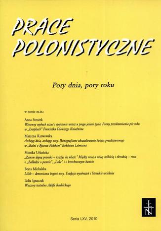 Prace Polonistyczne t. 65/2010 Praca zbiorowa - okadka ebooka