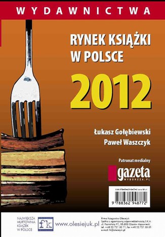 Okładka:Rynek książki w Polsce 2012. Wydawnictwa 