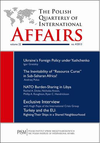 The Polish Quarterly of International Affairs 4/2013 Marcin Zaborowski - okadka ebooka