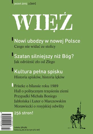 Okładka: Więź 3/2015