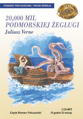 20 000 mil podmorskiej eglugi Juliusz Verne - okadka audiobooks CD
