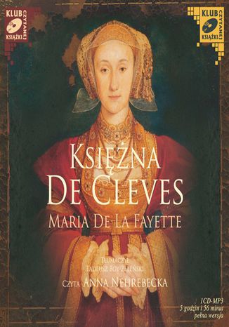 Ksina de Cleves Marie Madeleine de La Fayette - okadka audiobooks CD
