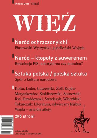 Okładka: Więź 1/2016