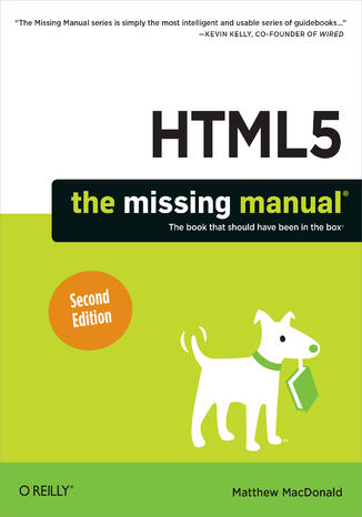 HTML5: The Missing Manual. 2nd Edition Matthew MacDonald - okładka książki