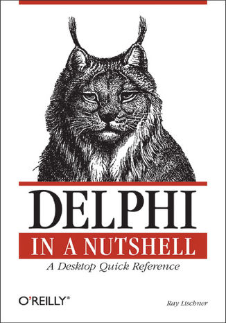 Okładka: Delphi in a Nutshell. A Desktop Quick Reference