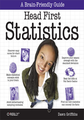 Okładka książki Head First Statistics. A Brain-Friendly Guide
