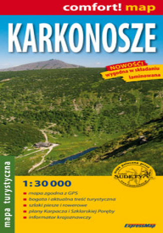 Okładka książki/ebooka Karkonosze. Mapa turystyczna (Comfort! Map)