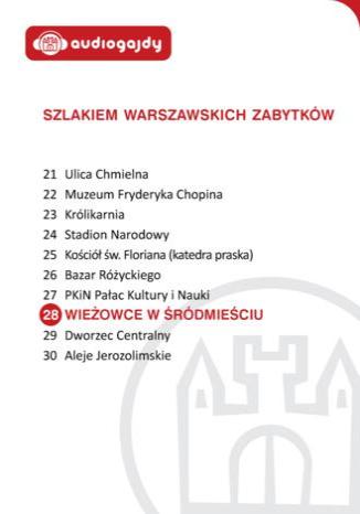 Okładka książki/ebooka Wieżowce w Śródmieściu. Szlakiem warszawskich zabytków